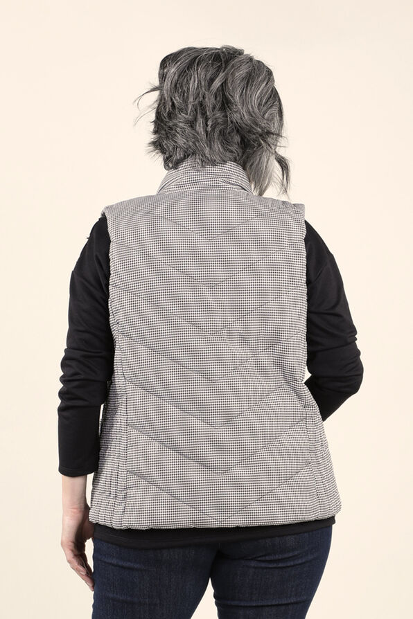 Reversible Outerwear Vest, White, original image number 1