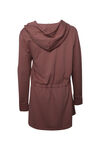 Ultra Soft Hooded Cardigan with Drawstring Waist, Pink, original image number 1