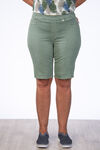 Olive Bermuda Shorts, Green, original image number 2