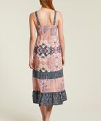 Sleeveless High-Low Midi Dress, Multi, original image number 3