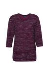 Boucle Knit 3/4 Sleeve Top, , original image number 0