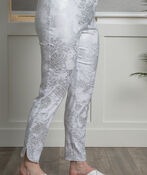 Glisten Petal Slit Pull-On Pant, White, original image number 1