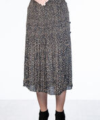 Fantastic Pleated Twirl Skirt , Brown, original image number 0
