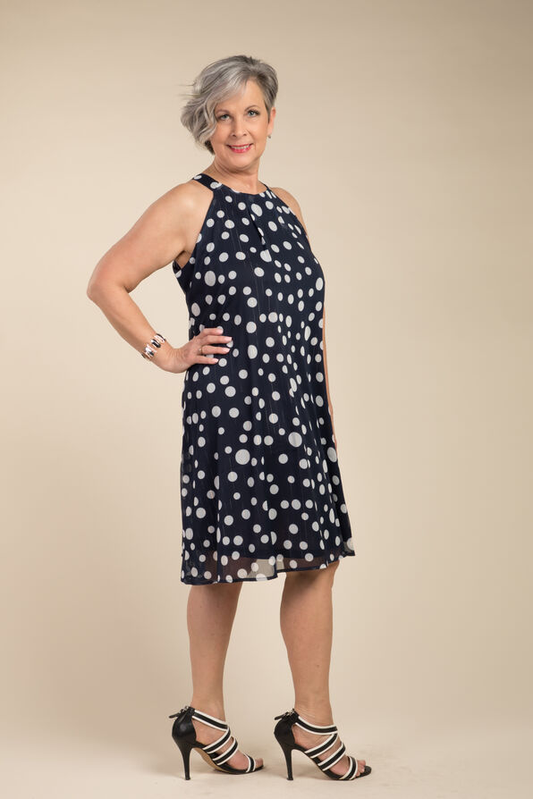 Summer Shimmer Dress , Navy, original image number 0