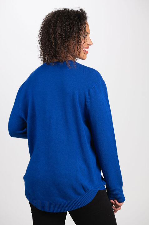 2 Pocket Crewneck Sweater , Cobalt, original