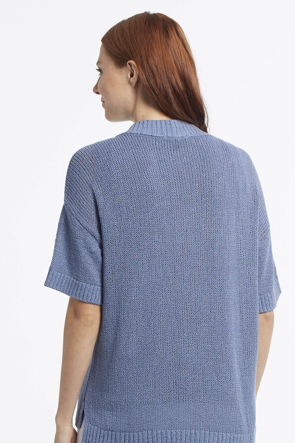 Posh Sweater Cardi, Blue, original image number 1