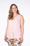 Solid Luxe Blouse, Pink, original image number 0