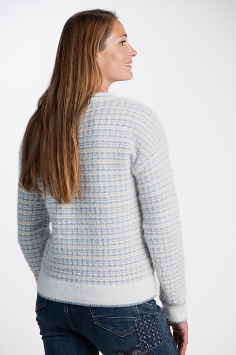 Eyelash Sweater w/ Lurex , Blue, original