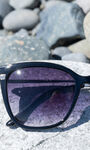 Gold Detail Sunglasses, Beige, original image number 1