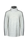Amirah Relaxed Fit Turtle Neck Sweater, Grey, original image number 0