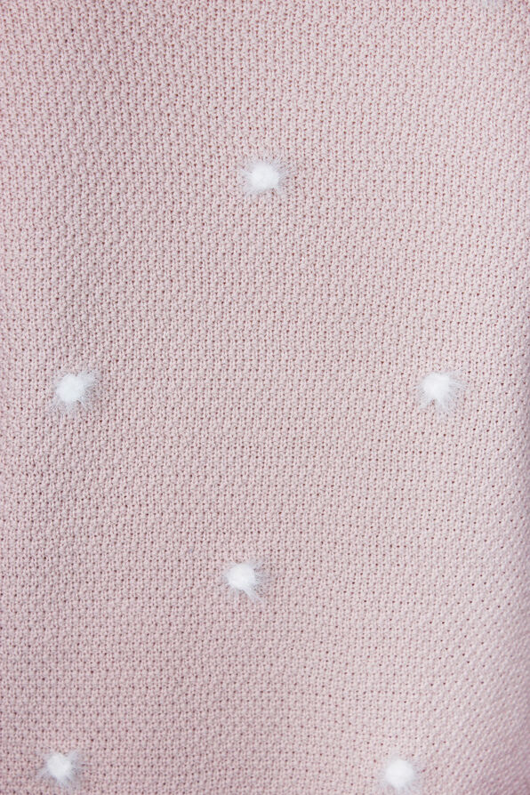 Eyelash Polka Dot Sweater, Pink, original image number 2