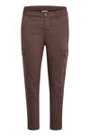Zed-Zipper Crop Pants, Brown, original image number 0