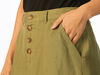 Safari Linen Skirt, Olive, original image number 2