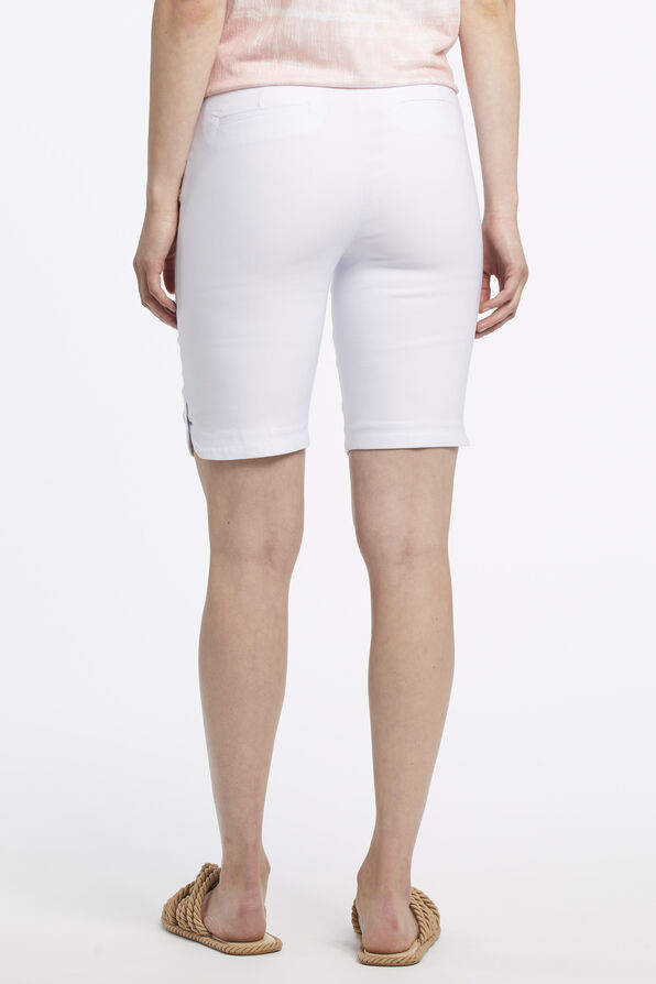 Tulip Bermuda Shorts, White, original image number 1