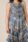 Novah Sleeveless Dress, Grey, original image number 2