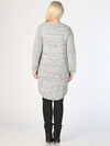 Relaxed Tunic Sweater, Grey, original image number 2