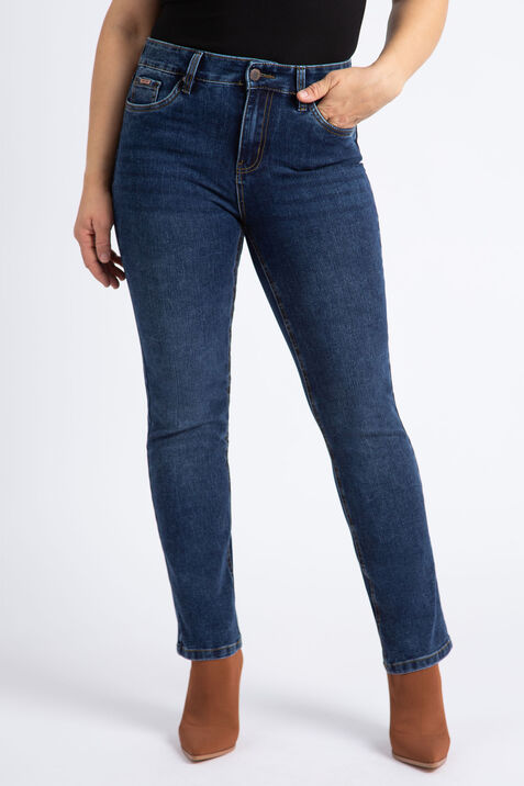 Taper High-Rise Ultra-Soft Stretch Jeans, Denim, original