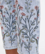 Floral Embroidered Jeans, Denim, original image number 2