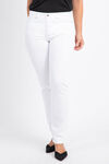 5 Pocket Colored Jeans, White, original image number 0
