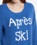 Classic Luxury Apres Ski Super Blue Sweater, Cobalt, original image number 2