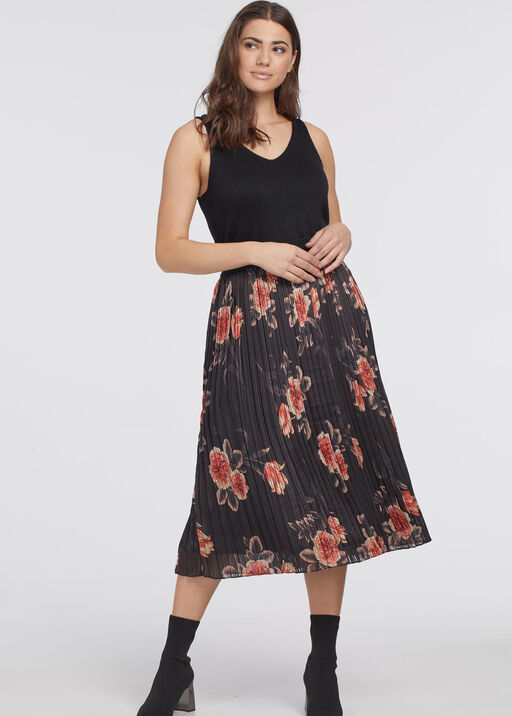 Pleat-Is-In Skirt, Black, original