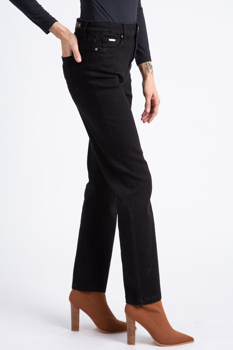 Taper High-Rise Ultra-Soft Stretch Jeans, Black, original