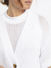 Posh Sweater Cardi, White, original image number 2