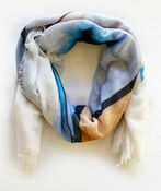 Abstract Print Scarf, , original image number 0
