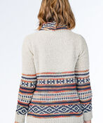 Trendsetter Turtleneck Sweater, Beige, original image number 3