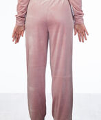 BabyPink Velour Sweatpants, Pink, original image number 1
