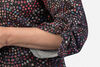 Colorful Polkadot Ribboned 3/4 Sleeves Shirt, Multi, original image number 2