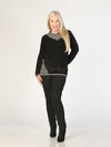 Bordeaux Boucle Sweater, Black, original image number 1