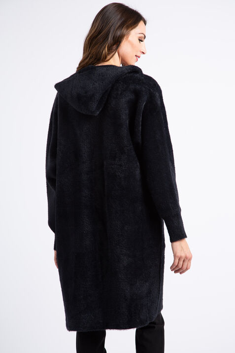 Long Hooded Coat, Black, original