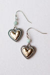 Heart Bead Earrings, Multi, original image number 0