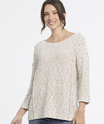 Relaxed Neutral Sweater , Cream, original image number 0