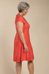 Adeline Shift Dress, Coral, original image number 2