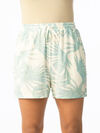 PJ Palm Lounge Shorts, Aqua, original image number 1