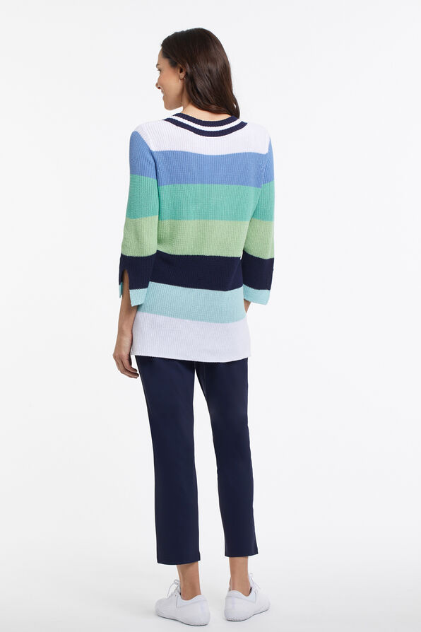 Nautical Cotton Sweater, Multi, original image number 1