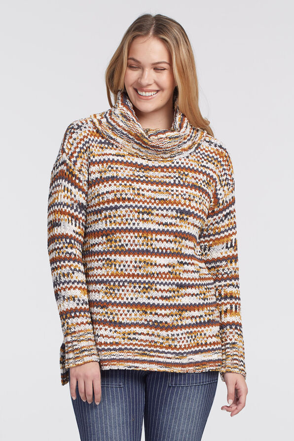 Dream Cowl Sweater, Rust, original image number 0