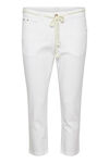 Cream Coco Fit Jeans Ava Capri Pant, White, original image number 0