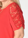 DiVenitta Sexy Lace Top, Red, original image number 2
