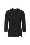 Tiffany Pearl Sweater, Black, original image number 0