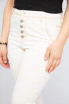 Brooke Microflare Jeans, Off White, original image number 3