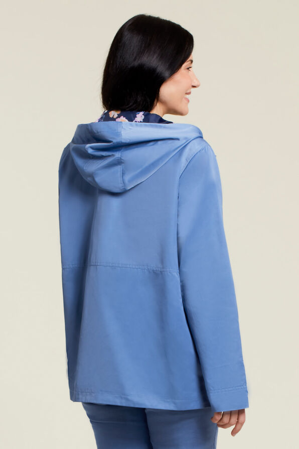 Hoodie Outerwear Jacket , Blue, original image number 1
