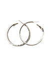 Dainty Double Hoop Earrings, Silver, original image number 0