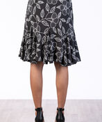Floral Puff Skirt, Black, original image number 2