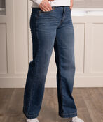 High-Rise Wide Leg Jeans, Indigo, original image number 1