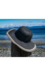 Wide Brim Sun Hat, Black, original image number 0