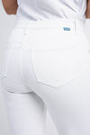 Kait Mid Rise Flare Pants, White, original image number 3