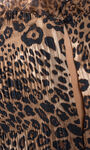 Sleeveless Leopard Maxi Dress, Brown, original image number 2